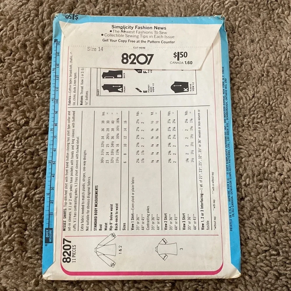 FINAL PRICE $10 Vintage Lot of Sewing Patterns Lot #4 - Picture 11 of 13